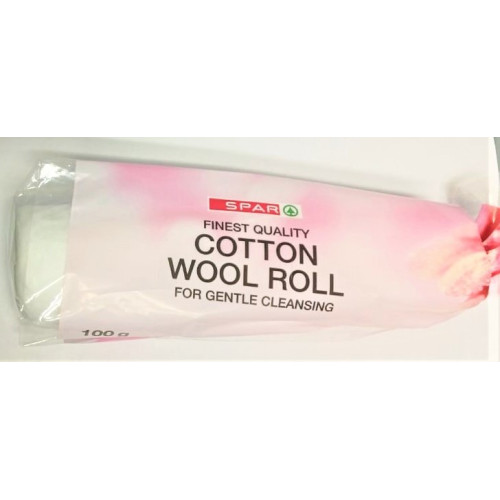SPAR CARE COTTON WOOL ROLL 100G (RF)